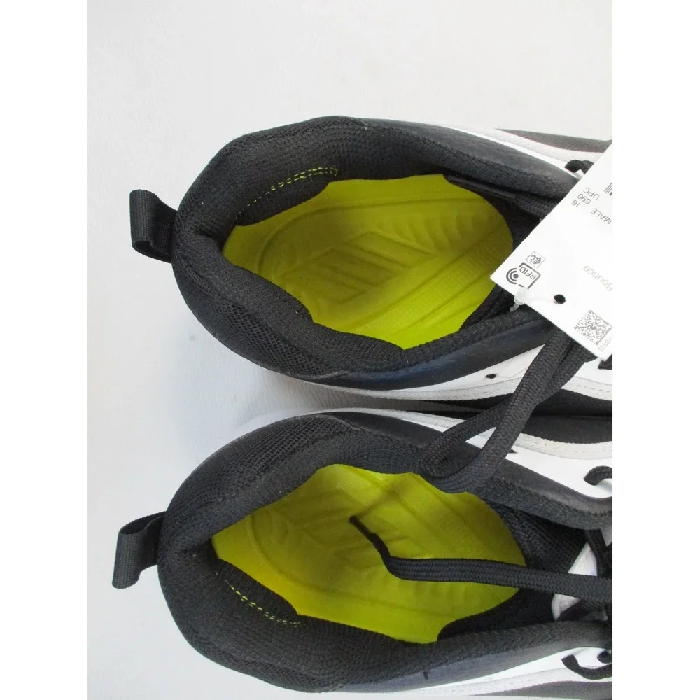 Adidas Baseball Cleats Mens 17 Black Afterburner 8 Metal Spikes EG7611
